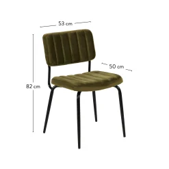 Outlet CASA Roxy Sedia Da Pranzo Largh. Seduta: 46Cm