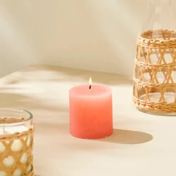 Hot CASA Rustic Candela Ondulata Arancione
