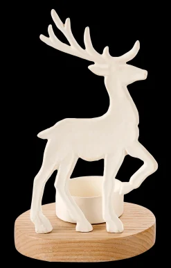 CASA Scandy Deer Portalumini Bianco, Naturale
