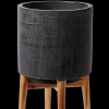 Clearance CASA Scuro Vaso Per Piante Nero