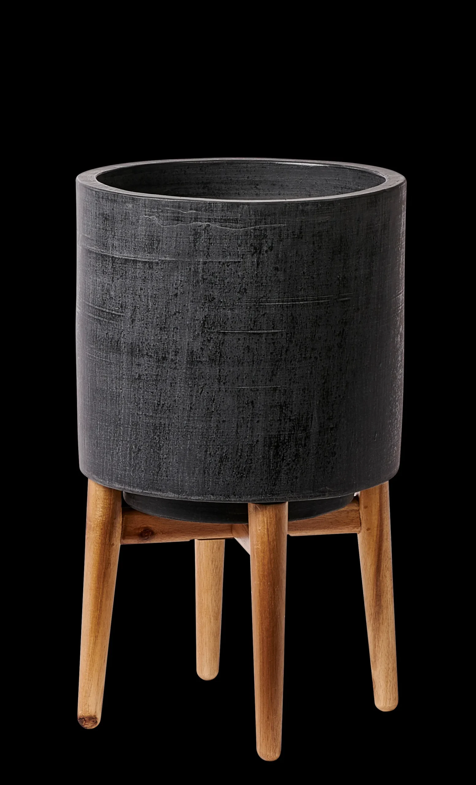 Clearance CASA Scuro Vaso Per Piante Nero