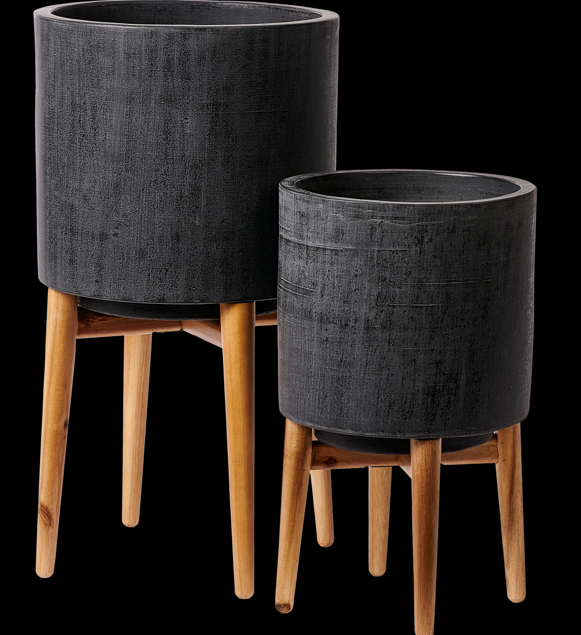 Clearance CASA Scuro Vaso Per Piante Nero
