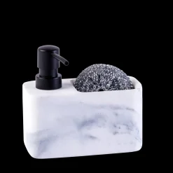 Online CASA Shadow Dispenser Sapone Con Spugna Nero, Bianco