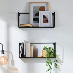 Online CASA Shorp Scaffale Pensile Nero