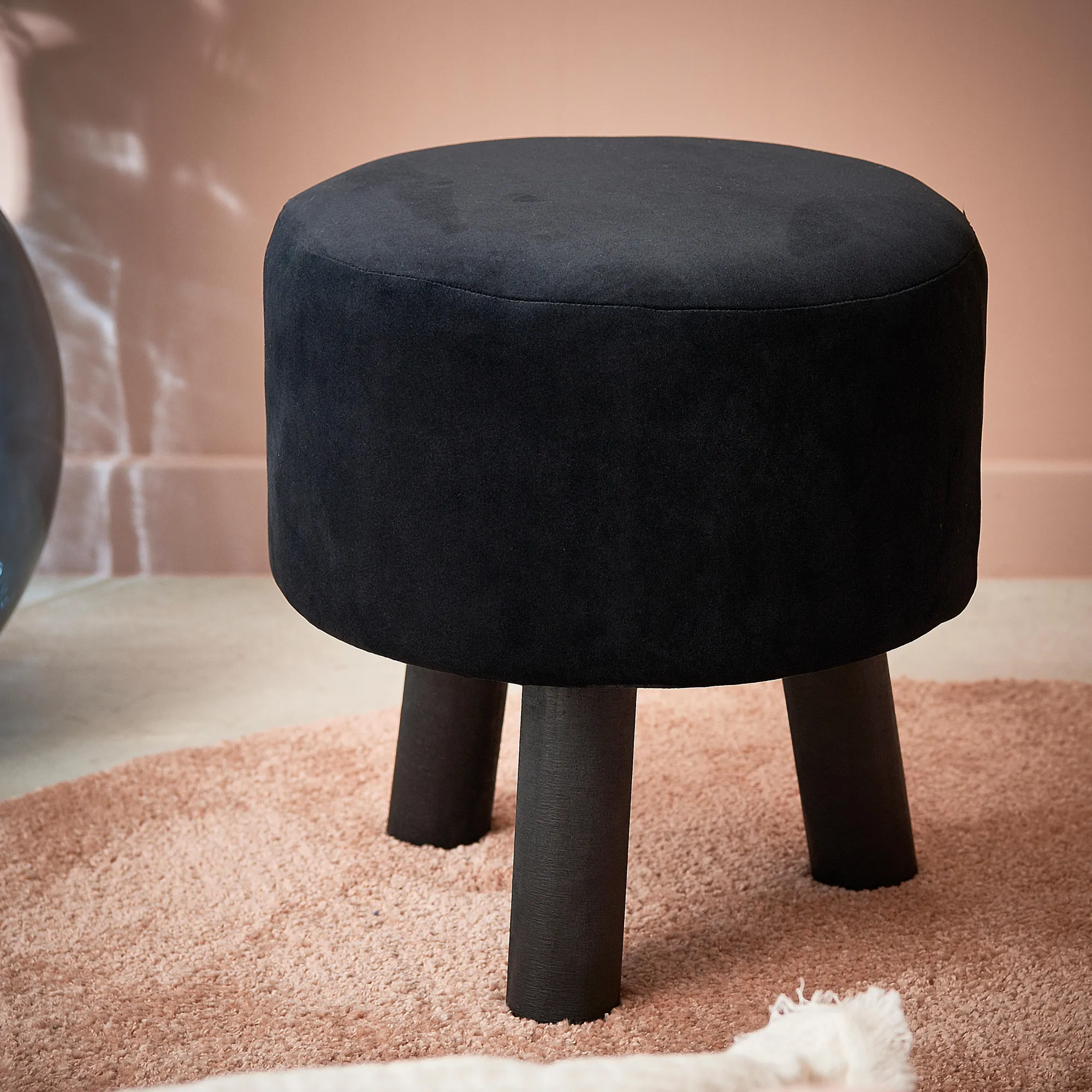 Hot CASA Silki Pouf Nero
