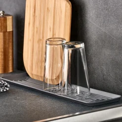 Outlet CASA Sink Tappeto Scolapiatti Grigio