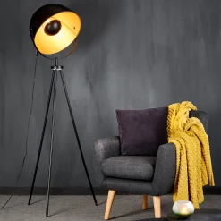 New CASA Soleil Lampada A Stelo Nero