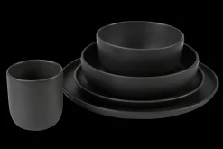 Hot CASA Soul Coal Piatto Fondo Grigio Scuro