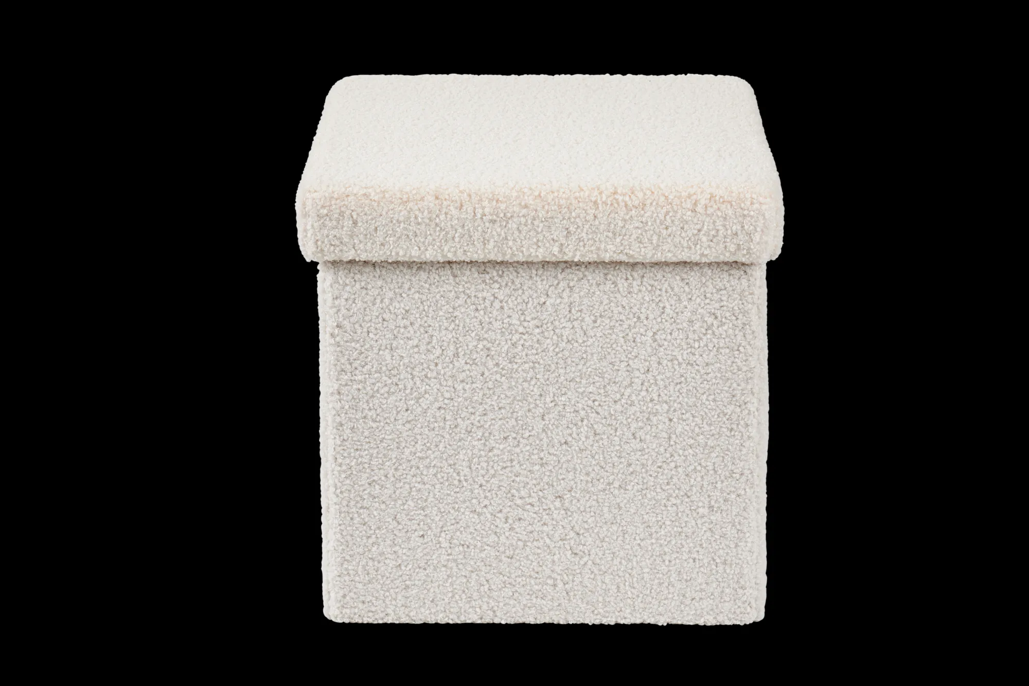 Clearance CASA Stor Pouf Pieghevole Con Contenitore Bianco