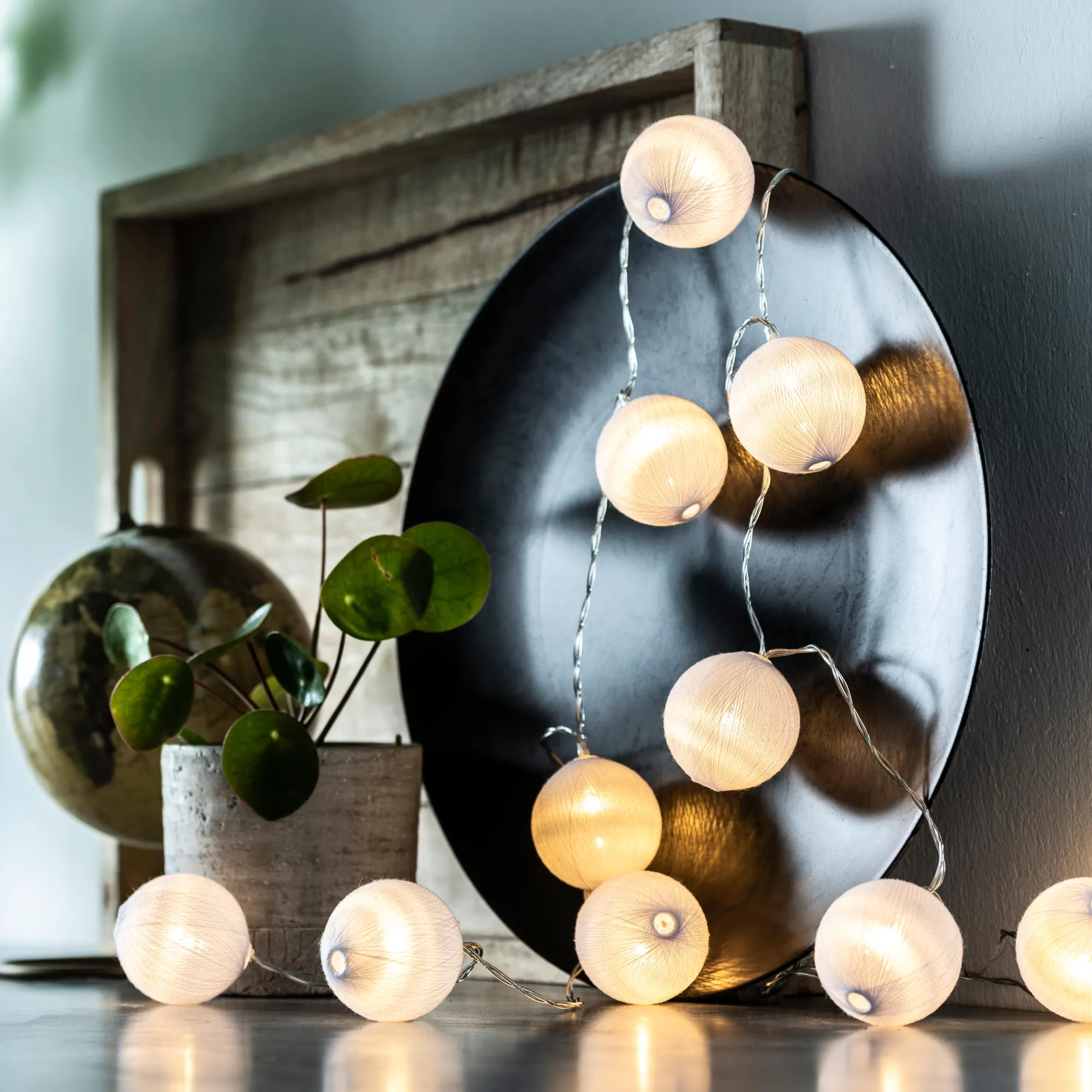 Discount CASA Strung Filo Luminoso 10 Leds Bianco