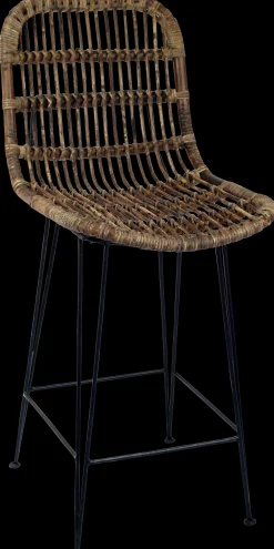Sale CASA Sumatra Sedia Da Bar Nero, Naturale