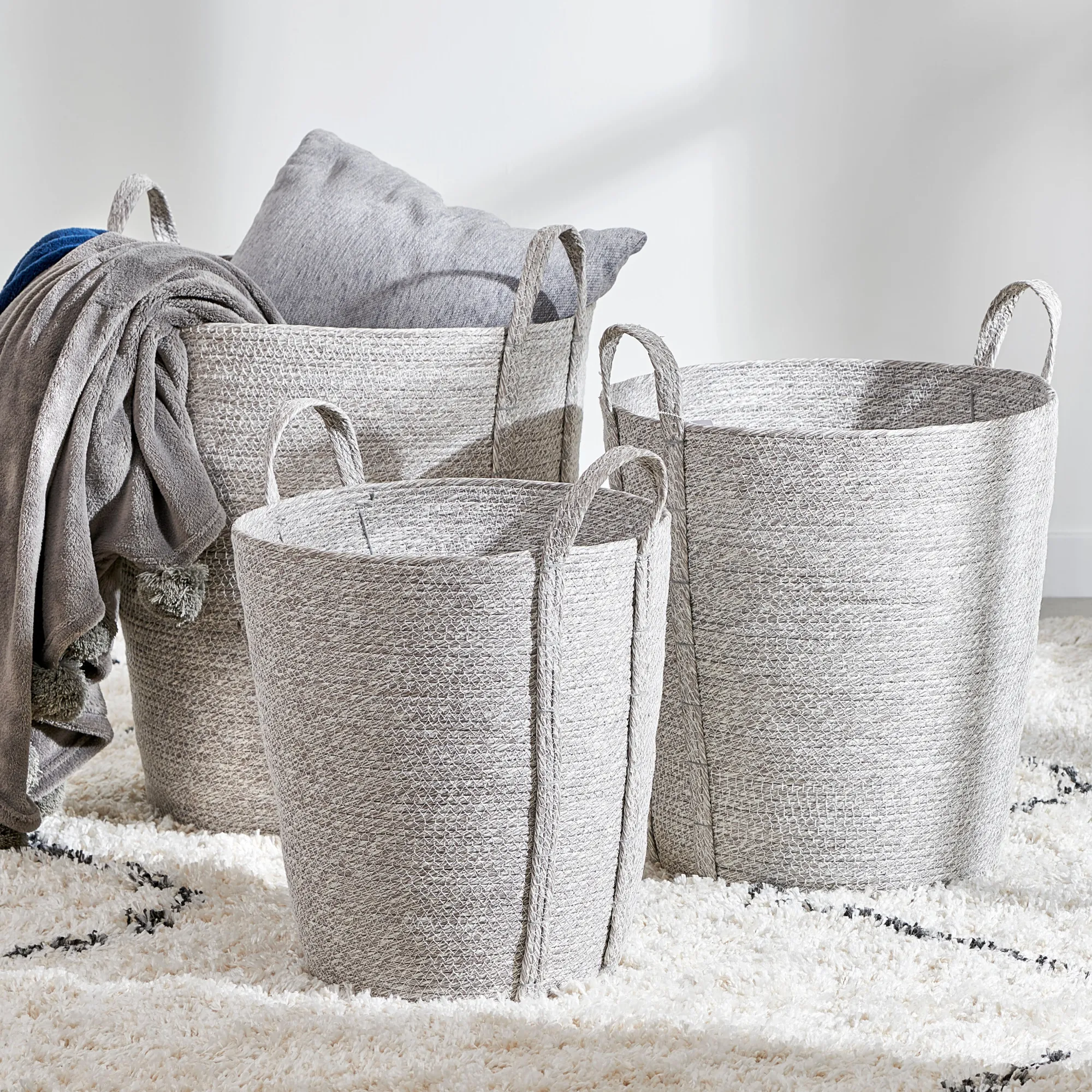 Outlet CASA Symplicity Cesto Grigio Chiaro