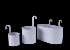 Best CASA Tanaman Vaso Sospeso 4 Colori Bianco Antico