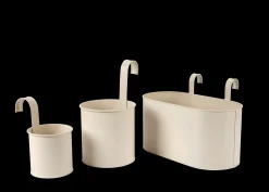 CASA Tanaman Vaso Sospeso 4 Colori Bianco Antico