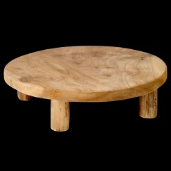 Outlet CASA Teak Supporto Su Base Naturale