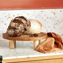 Outlet CASA Teak Supporto Su Base Naturale