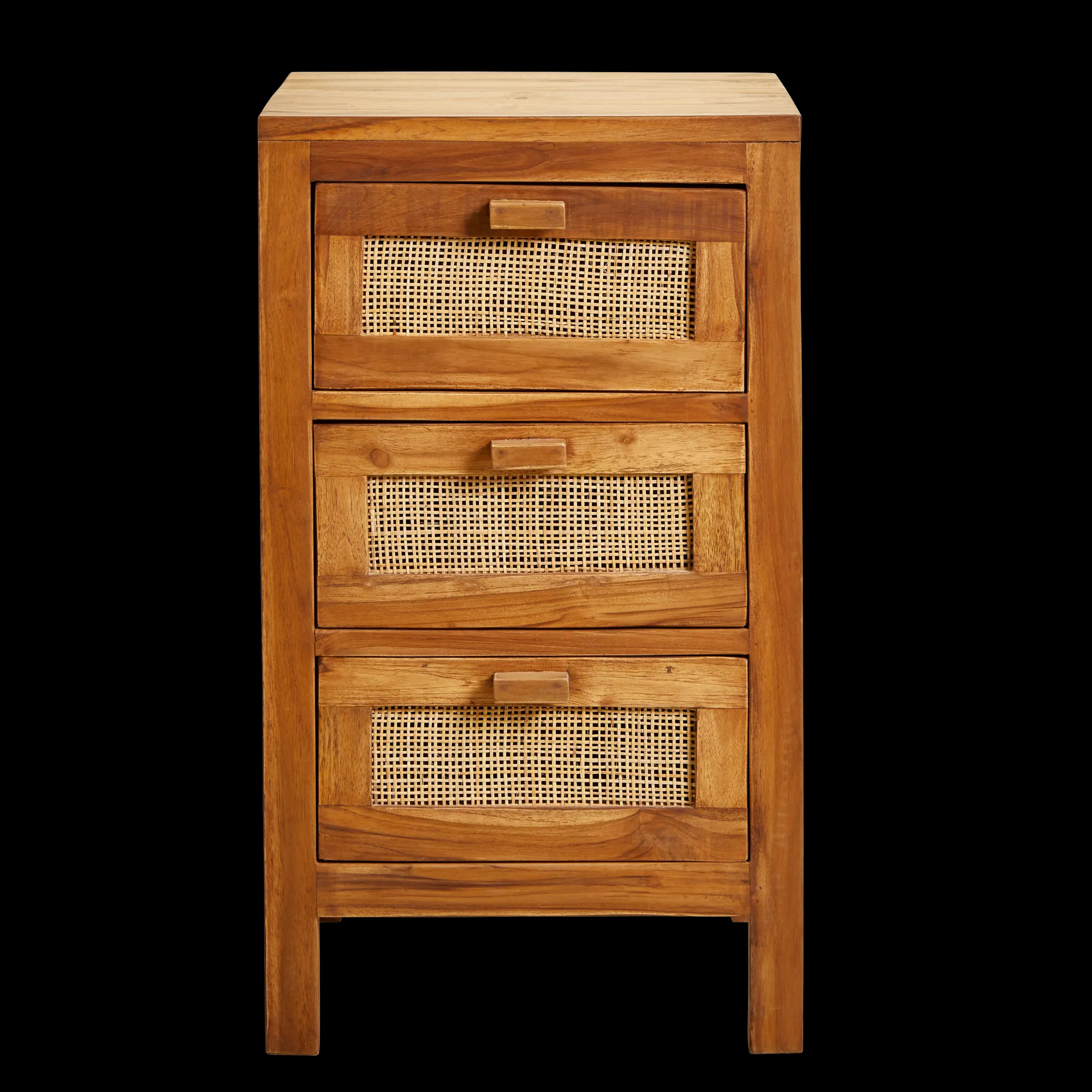 Outlet CASA Teck Armadio A 3 Cassetti Naturale