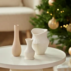 CASA Toledo Vaso Toledo Vaso Crema 12 Cm Crema