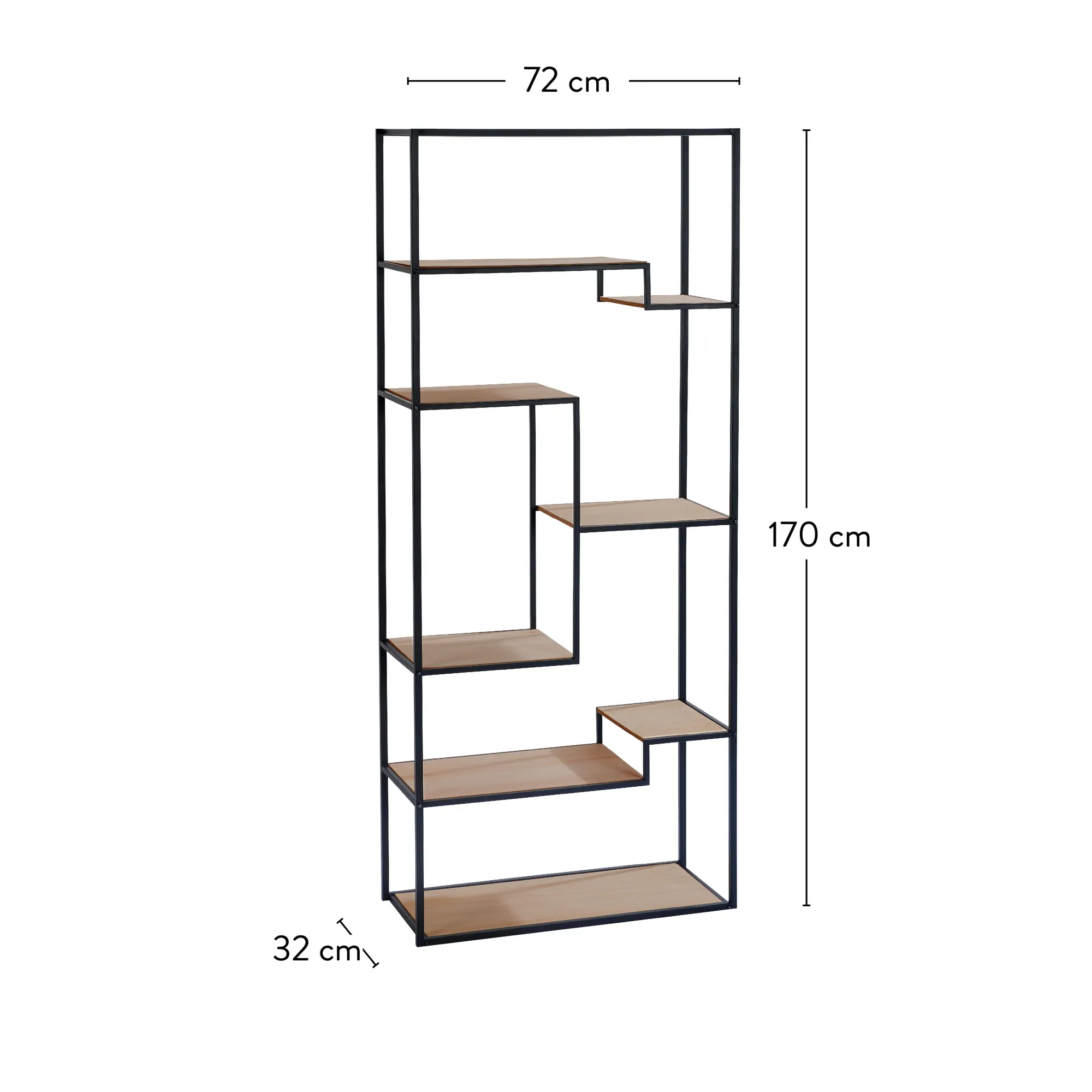 Outlet CASA Trapp Scaffale Da Parete Marrone