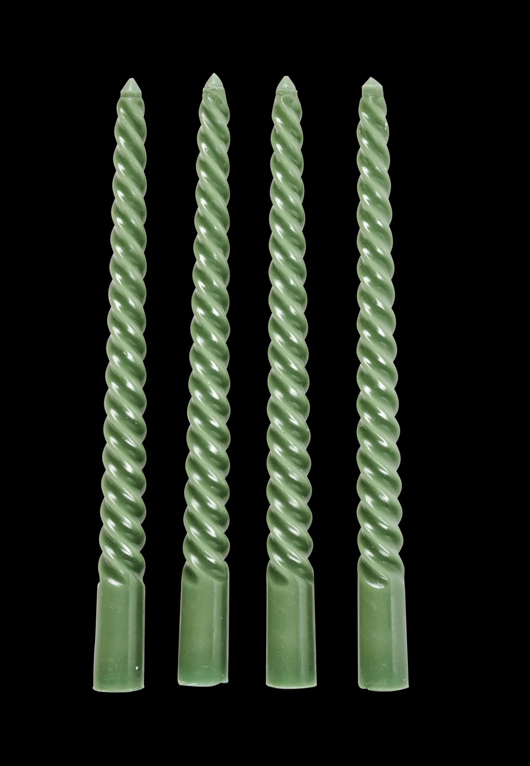 Sale CASA Twist Candele Intrecciate Set Di 4 Verde