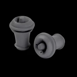 New CASA Vacuvin Tappi Da Vino Set Di 2 Grigio