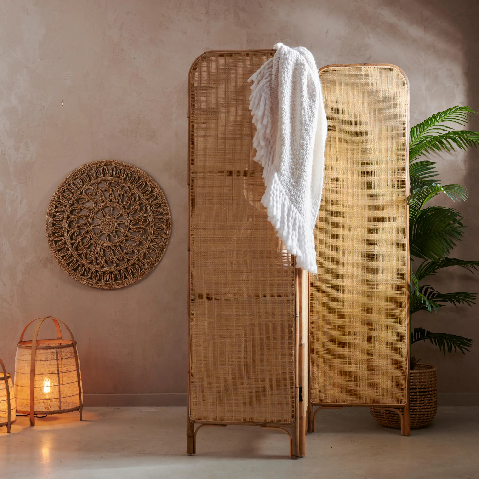 Outlet CASA Webbing Paravento Naturale