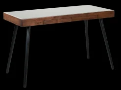 Clearance CASA Winston Scrivania Nero, Marrone