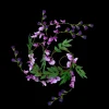 Online CASA Wisteria Ghirlanda Verde, Viola, Viola Chiaro