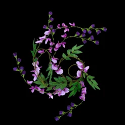 Online CASA Wisteria Ghirlanda Verde, Viola, Viola Chiaro