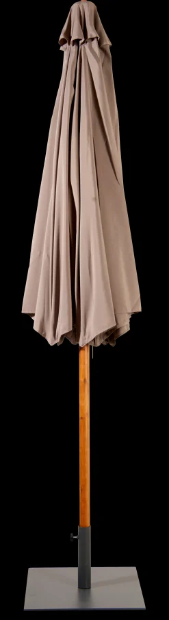 Hot CASA Wood Ombrellone Senza Base Taupe